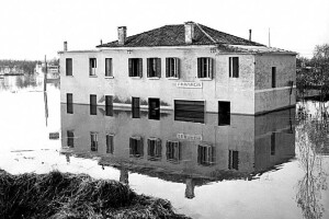 ROVIGO - riproduzione di fotografie che documentano l'alluvione del 1951 in Polesine