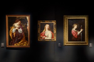 Napoli - Gallerie d'Italia: Allestimento della mostra su Artemisia Gentileschi