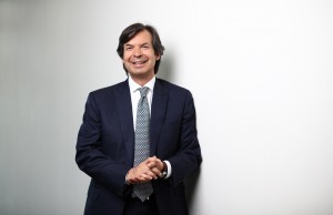 Carlo Messina, chief executive officer of Intesa Sanpaola SpA, poses for a photograph following a Bloomberg Television interview in London, U.K., on Wednesday, Aug. 3, 2016. Banca Monte dei Paschi di Siena SpA is still a big problem of Italy's banking system, Messina said in the interview. Photographer: Chris Ratcliffe/Bloomberg via Getty Images